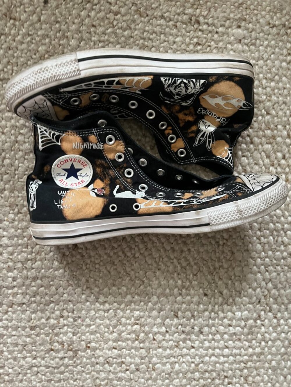 Converse Sean Pablo Black Graphic Sneakers Skate Shoe 10CTAS Pro Hi 172388C 11.5